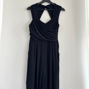 Anthropologie Moulinette Soeurs Molly Knit Jumpsuit Size Medium Black